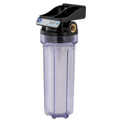 Корпус фильтра атолл Патриот SL10-1/2 прозрачный c картриджем МП-5 (намотка)