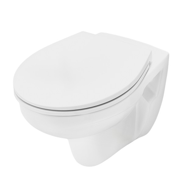 Комплект для установки подвесного унитаза: застенный модуль, панель смыва TECEspring V, черная матовая, унитаз TECE Basic