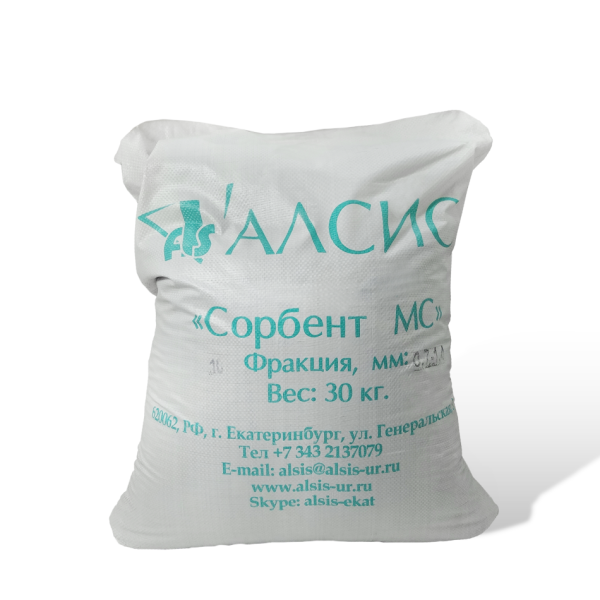 Загрузка Сорбент МС (фр. 0,7-1,4, 18,5л, 25кг)