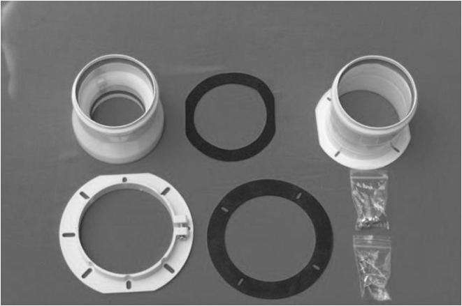 Адаптер разделительный двухблочный с фланцем