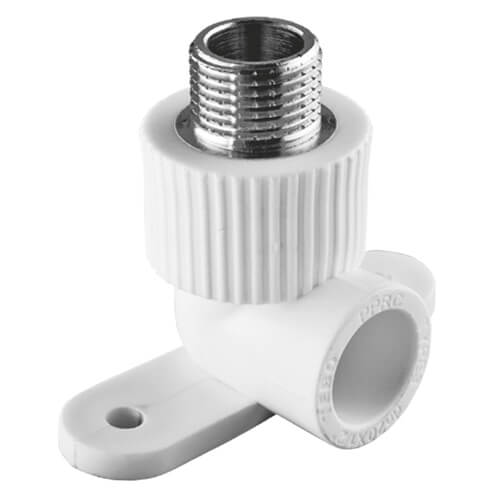 Угольник комб. с креплением (нар.резьба) TEBO