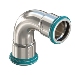 Пресс-отвод Balanstar Press Inox, S2302, 90° [ВПр-ВПр]