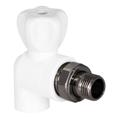 Кран шаровой для радиаторов угловой TEBO