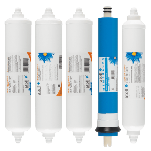 Набор картриджей atoll №106 STDA (для А-560Е SailBoat, А-550 SailBoat)