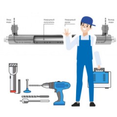 Установка УФ лампы