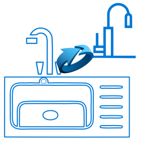 Установка/замена смесителя (кран)