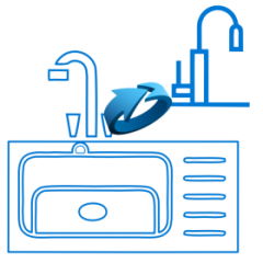 Установка/замена смесителя (кран)