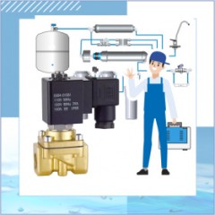 Установка эл.магнитного клапана