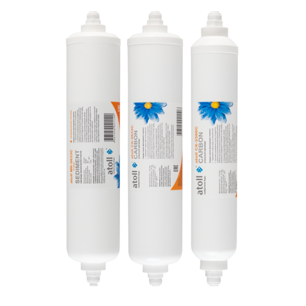Набор картриджей atoll №206 STDA (префильтры и постфильтр для Compact A-450, 475, 4100, для Slim)