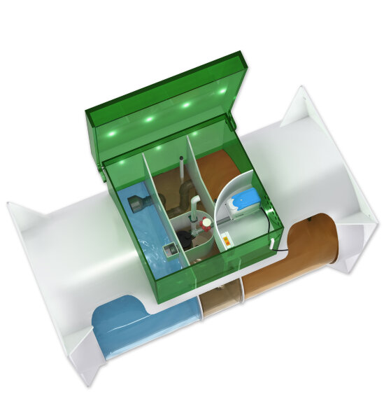 Горизонтальная станция Аквалос 10